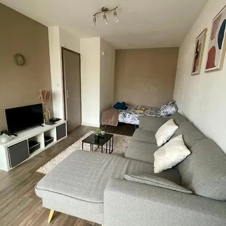 Grand Studio Centre-ville Gare Parking 2pers Apartment *